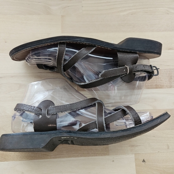 NIMROD Israeli Sandals Handmade 100% Leather Sz 9.5 - Picture 5 of 12